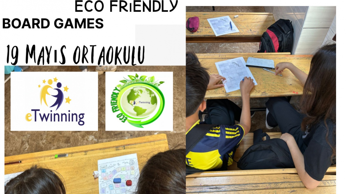 Eco Friendly eTwinning Projesi Sürürülebilirlik Temalı Masa Oyunu 